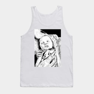 Love is...Dad & newborn son Tank Top